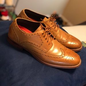 Men Oxford Dress Wingtips Shoes sz 8